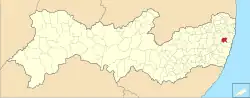 Location of Moreno in Pernambuco