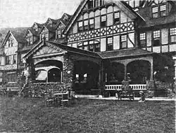 large rustic-style lodge