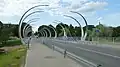 Bridge over Gauja river