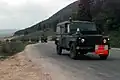 A British convoy passing through Kupres