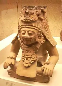 Ceramic urn, 200 BCE&nbsp;– 800 CE, British Museum.[48]
