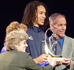 Brittney Griner WNBA player for Phoenix Mercury, three-time All-American, 2012 AP Player of the Year