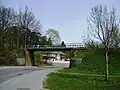 The old railway bridge.