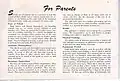 Page from Tarrytown School Brochure