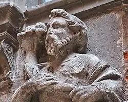 Bust at the Hôtel de Brucelles.