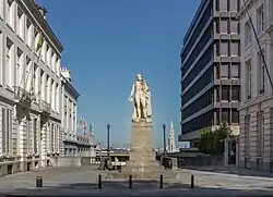 Statue of Augustin Daniel Belliard (Geefs, 1836) on the Rue Royale