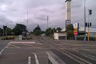 Looking north towards Papanui at Wairakei Road.