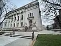 Courthouse in April, 2022