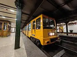 Train in station