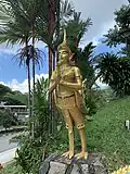 Kinnari statue at the entrance