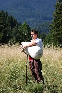 Bulgarian Kaba gaida player