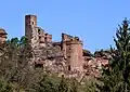 View from south