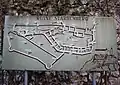 Castle Starhemberg's ground plan