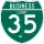 Business Interstate 35-M marker
