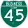 Business Interstate 45-J marker