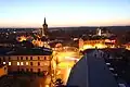 Midtown Cēsis at night