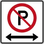 No parking