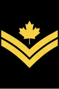 Master sailor (previously master seaman) or matelot-chef