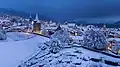 Zug, Switzerland during the blue hour