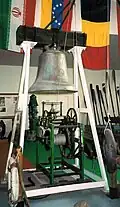 Fog warning bell, formerly located in the estuary of the Risle