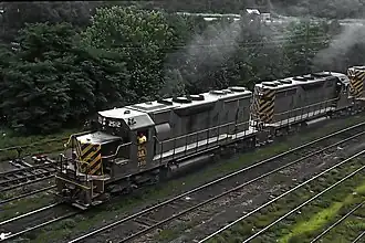 CNJ SD35 2512 at Jim Thrope, PA on July 12, 1970 02 (24160277741)