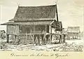 Engraving of the sultan's residence (1893)