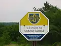Catskill Scenic Trail sign