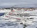 MV Madeleine II departing Souris