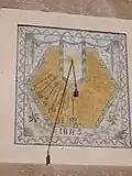A sundial at Arvieux