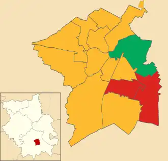 2010 results map