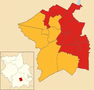 2019 results map