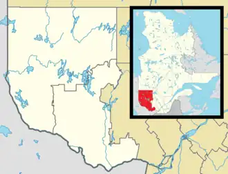 Roquemaure is located in Western Quebec