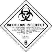 Class 6.2 label