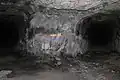 tunnels and vaults under the north slope of the mountain