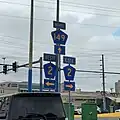 PR-149 north at PR-2 junction in Manatí