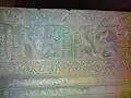 Carvings on temple wall