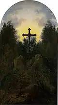 Caspar David Friedrich, Cross in the Mountains, 1823