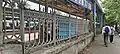 Cast Iron fences outside Marine Lines Station