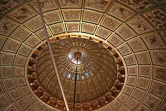 ...the coffered ceiling&nbsp;...