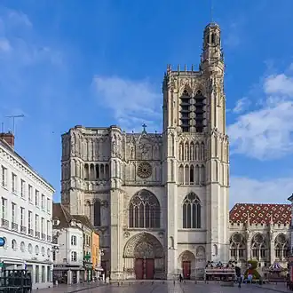 Facade of Sens Cathedral (1135–64)