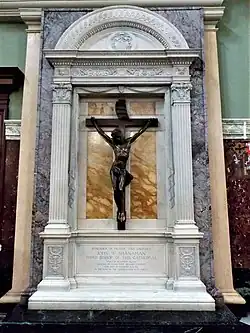 Bishop Shanahan Memorial (bronze, 1916–1918), St. Patrick's Cathedral, Harrisburg, PA