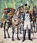 Dragoon of the Corps royal des dragons de France during the Bourbon Restoration