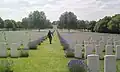View of the cemetery from the Cross of Sacrifice
