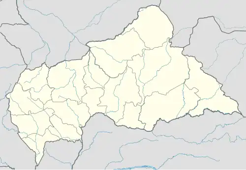 Taley is located in Central African Republic