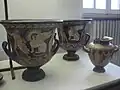 Red-figure craters 5th BC tomb V necropolis of Poggio Sommavilla Archaeological Museum of Parma