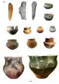 Metal, bone and ceramic artefacts