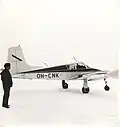 Cessna 310 of Tunturilento Ky (OH-CNK) in 1972 at Rovaniemi Airport