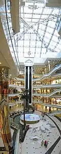 Interior panorama of Istanbul Cevahir