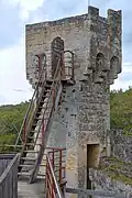 The keep's tower.