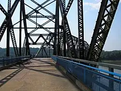 View on the bridge